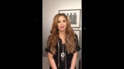 Demi Lovato - Video Message for Italy (84)