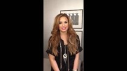 Demi Lovato - Video Message for Italy (174)