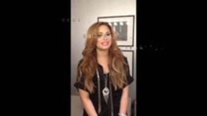 Demi Lovato - Video Message for Italy (339)