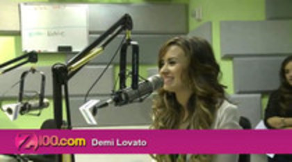 Demi Lovato In-Studio - Z100 New York (64)