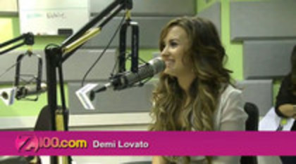 Demi Lovato In-Studio - Z100 New York (67)