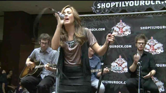 Demi Lovato  Live at Glendale Galleria  in LA for Cambio in HD 04160 - Demilush - Live at Glendale Galleria in LA for Cambio Part oo8