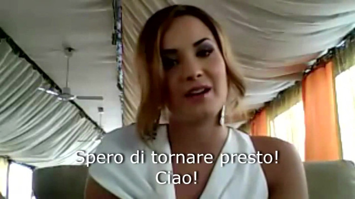 Demi Lovato - Message for her Italian Fans 853 - Demilush - Message for her Italian Fans Part oo1