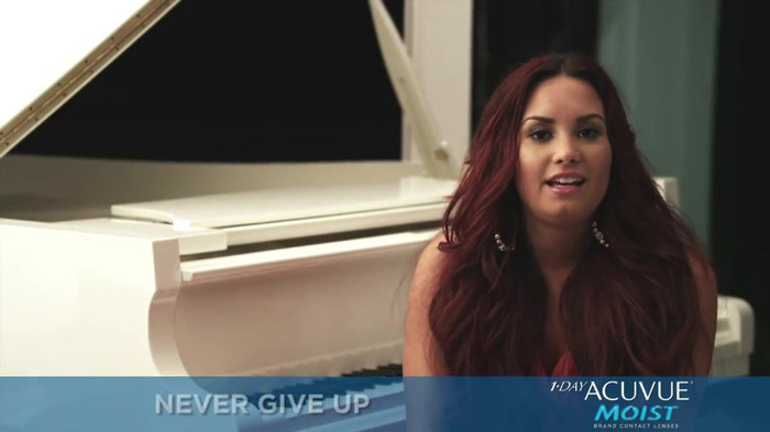 Demi Lovato talks about never giving up_ ACUVUE® 1-DAY Contest Stories 0145 - Demi - Talks About Never Giving Up ACUVUE 1 DAY Contest Stories