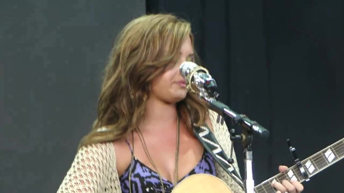 Demi Lovato Stop The World Soundcheck Tampa {HD} 1058