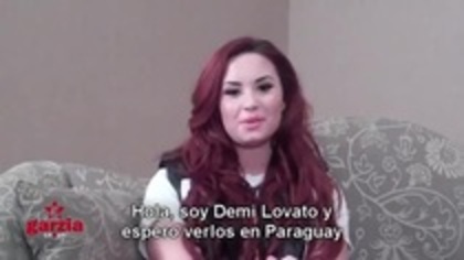 Demi Lovato Send A Message To Paraguay Lovatics (963) - Demilush Send A Message To Paraguay Lovatics Part oo3