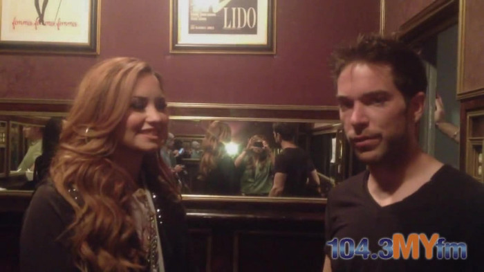 1043 MYfm\'s Ty Bentli with Demi Lovato in LA 0093