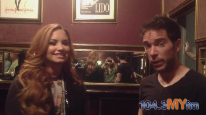 1043 MYfm\'s Ty Bentli with Demi Lovato in LA 0101 - Demi - 1043 MYfm Ty Bentli