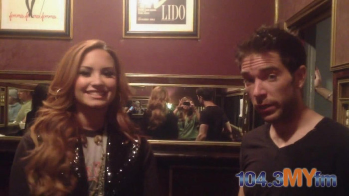 1043 MYfm\'s Ty Bentli with Demi Lovato in LA 0105 - Demi - 1043 MYfm Ty Bentli