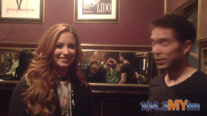 1043 MYfm\'s Ty Bentli with Demi Lovato in LA 0134 - Demi - 1043 MYfm Ty Bentli