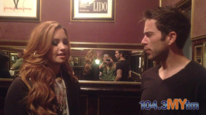 1043 MYfm\'s Ty Bentli with Demi Lovato in LA 0776