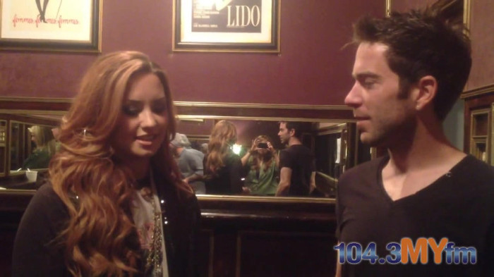 1043 MYfm\'s Ty Bentli with Demi Lovato in LA 0921