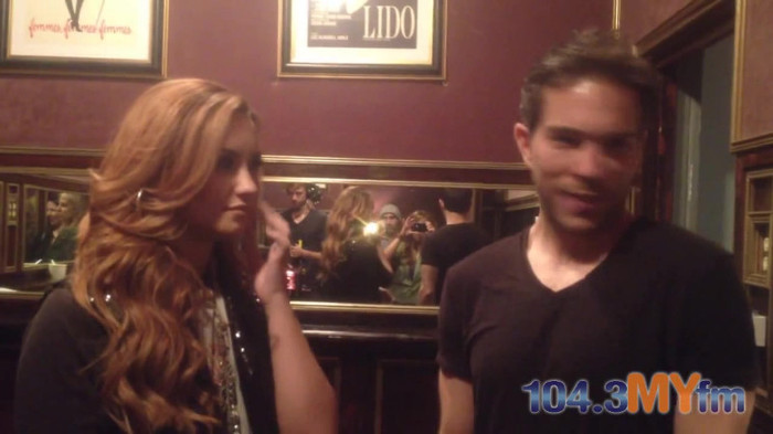 1043 MYfm\'s Ty Bentli with Demi Lovato in LA 2333