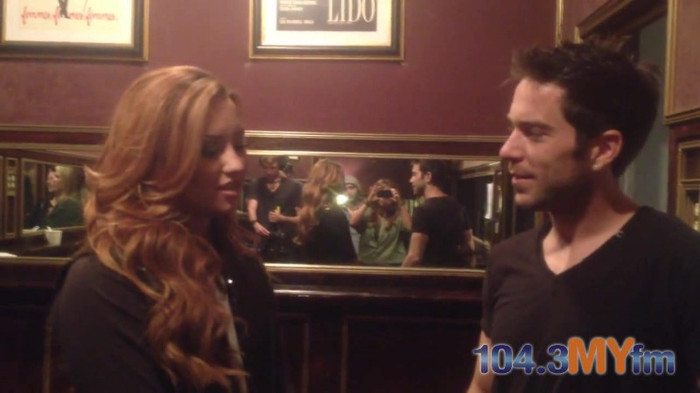 1043 MYfm\'s Ty Bentli with Demi Lovato in LA 4036