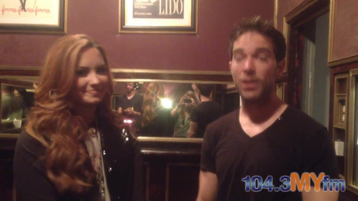 1043 MYfm\'s Ty Bentli with Demi Lovato in LA 5328 - Demi - 1043 MYfm Ty Bentli Part o10