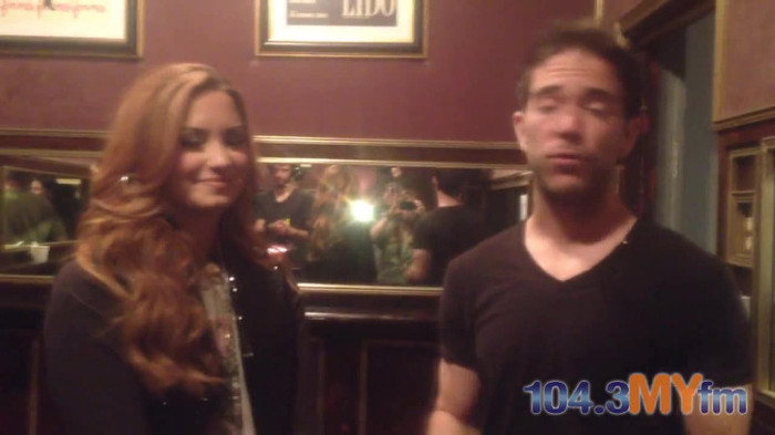 1043 MYfm\'s Ty Bentli with Demi Lovato in LA 5348 - Demi - 1043 MYfm Ty Bentli Part o10