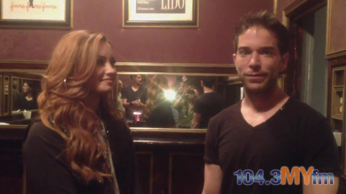 1043 MYfm\'s Ty Bentli with Demi Lovato in LA 5449 - Demi - 1043 MYfm Ty Bentli Part o10