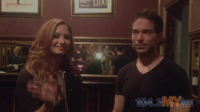 1043 MYfm\'s Ty Bentli with Demi Lovato in LA 5469 - Demi - 1043 MYfm Ty Bentli Part o10