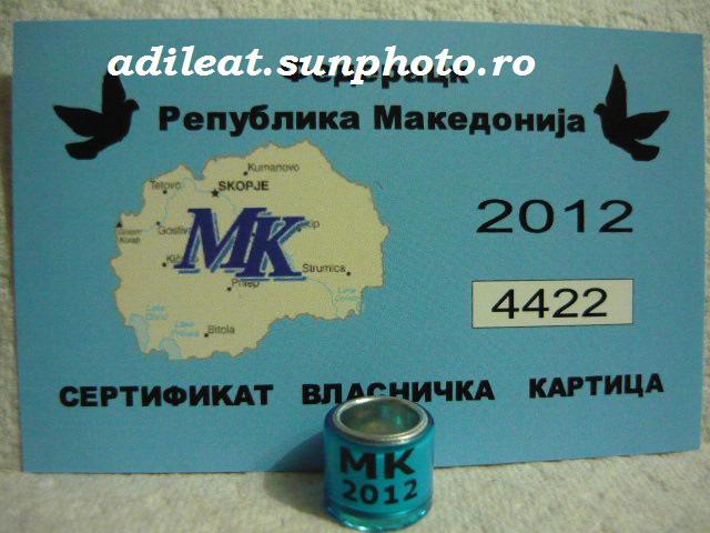MACEDONIA-2012 - MACEDONIA-MK-ring collection