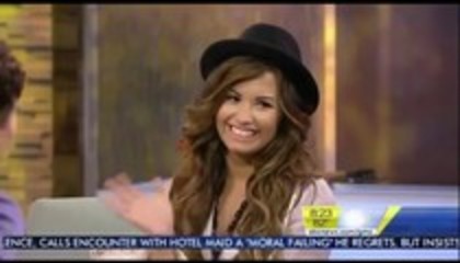 Demi  Lovato - Good Morning America  Inteview (21)