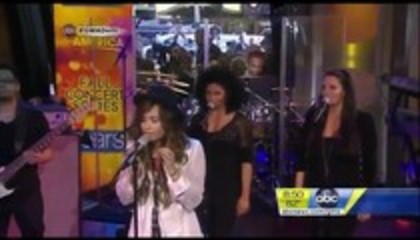 Demi Lovato - Skyscraper Performance Good Morning America (1017)