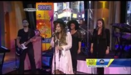 Demi Lovato - Skyscraper Performance Good Morning America (1445)