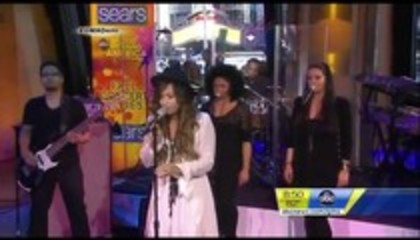 Demi Lovato - Skyscraper Performance Good Morning America (1442)