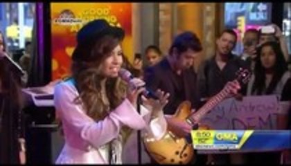 Demi Lovato - Skyscraper Performance Good Morning America (3889)