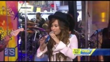 Demi Lovato - Skyscraper Performance Good Morning America (6737)