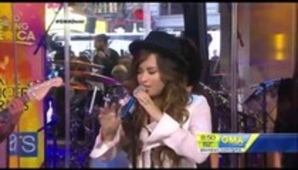 Demi Lovato - Skyscraper Performance Good Morning America (6738)