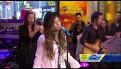 Demi Lovato - Skyscraper Performance Good Morning America (9619)