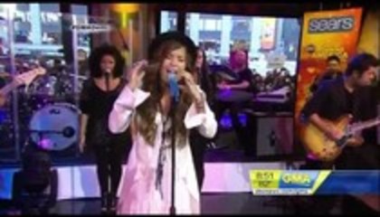 Demi Lovato - Skyscraper Performance Good Morning America (11088)