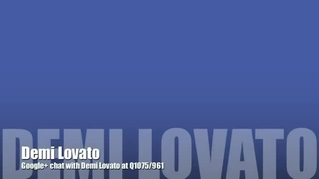 Demi Lovato _Hangs Out_ on Google + 0077