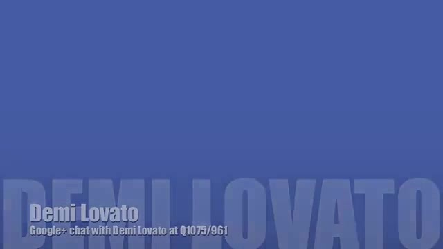 Demi Lovato _Hangs Out_ on Google + 0238