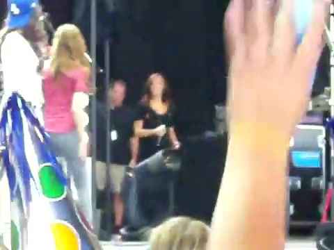 Demi Lovato\'s Entrance at Souncheck 0941