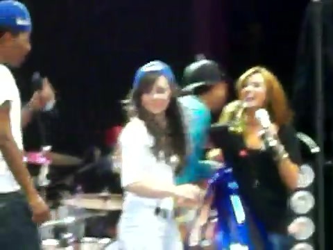 Demi Lovato\'s Entrance at Souncheck 1783