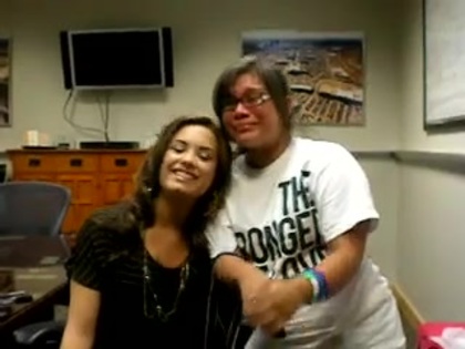 DEMI LOVATO VIP MEETING AT 8-1-10 3338