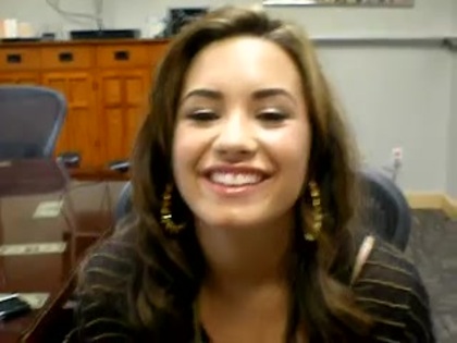 DEMI LOVATO VIP MEETING AT 8-1-10 5398