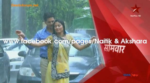 1 - Naitik and Akshara Romantic Rain Precap