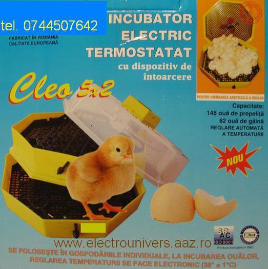 incubatoare CLEO; incubatoare Cleo www.electrounivers.com
