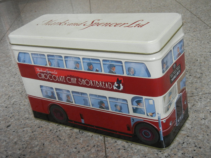 Marks & Spencer London Bus Tin - Cookie Tin collection