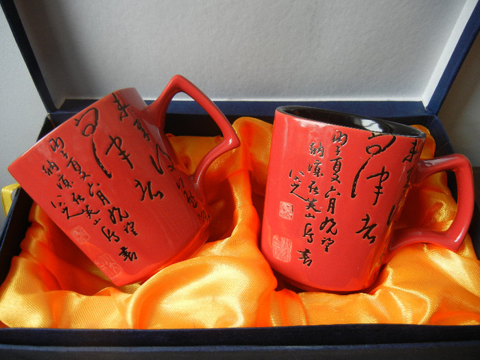 Chinese Tea Cups; cani ceai.
