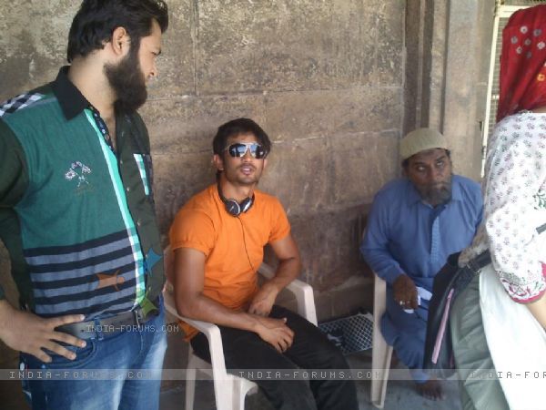 201261-sushant-singh-rajput-on-kai-po-che-set-in-ahmedabad - Sushant Singh Rajput