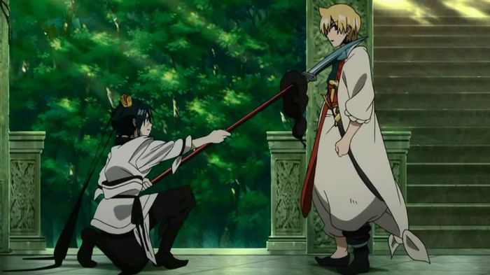 hakuryuu and alibaba - Magi The Labyrinth Of Magic