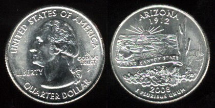 25 centi, 2008, Arizona, 951