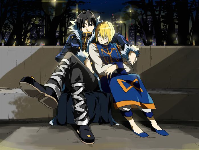 Day 08: Favorite Anime Couple: Chrollo and Kurapika