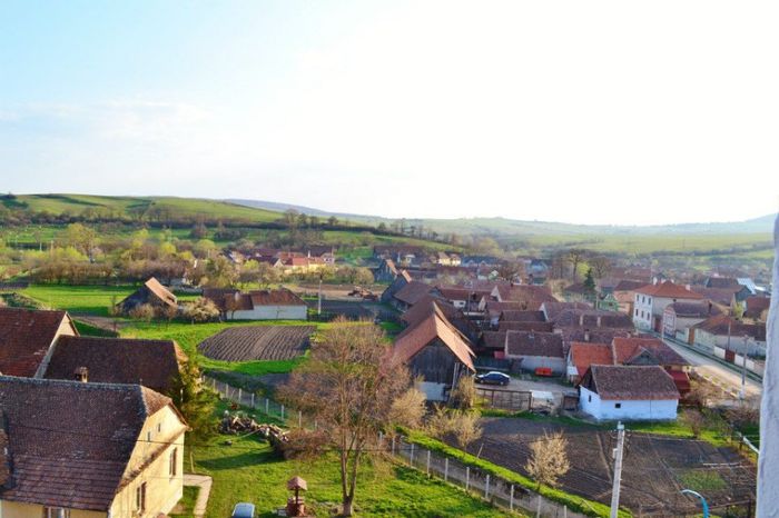 VEDERE DIN TURNUL BISERICII PESTE SATUL PALOS IN DIRECTIA SUDICA. - O  schita monografica a  satului PALOS ARDEAL