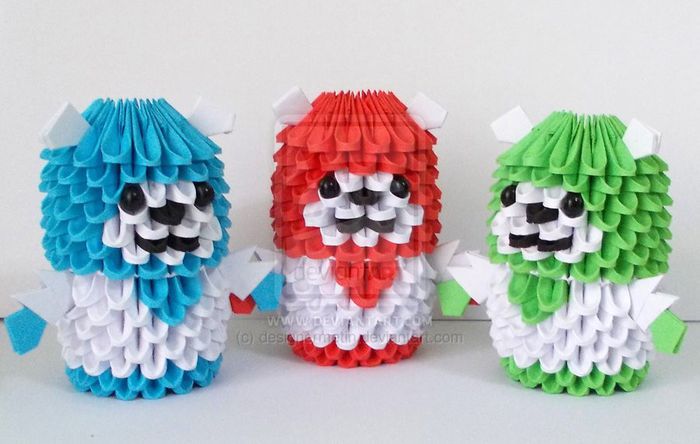 3d_origami_bears_by_designermetin-d55znt8