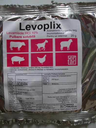 LEVOPLIX 20 G - 4,5 RON