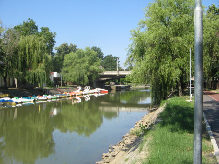 IMG_0052; Canalul Bega, cu frumoasele lui poduri.
